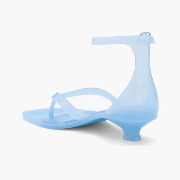 NEW  Jeffrey Campbell Gummy Ankle Strap Sandal (Women) 10M, BLUE - Picture 2 of 9